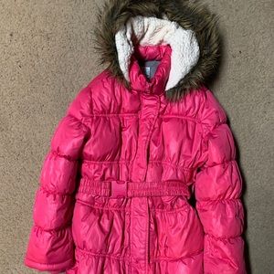 Old Navy long girls puffer parka